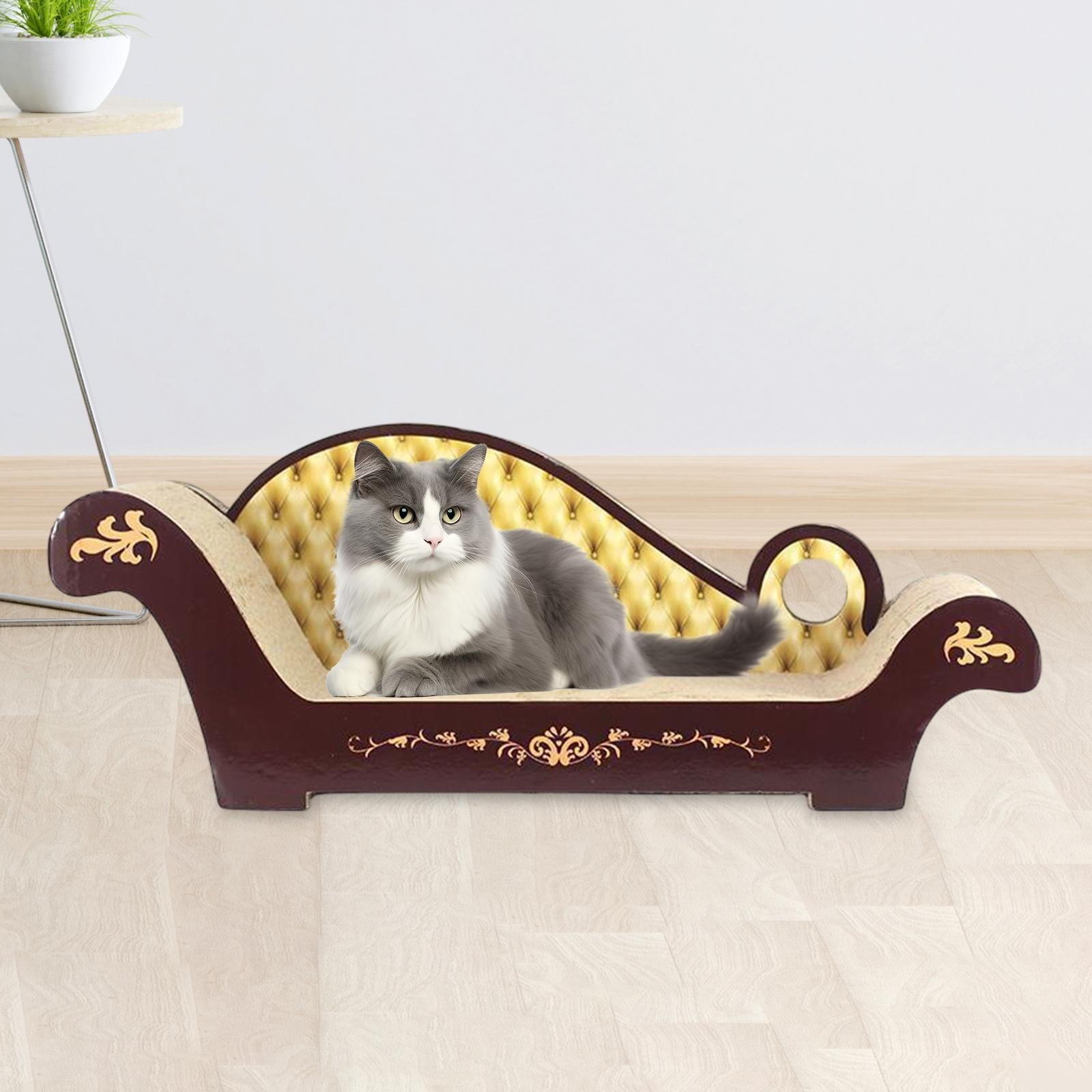 Cat Scratching Board Sofa Shape Pet Cat Interactive Toy for Exercise Playing
