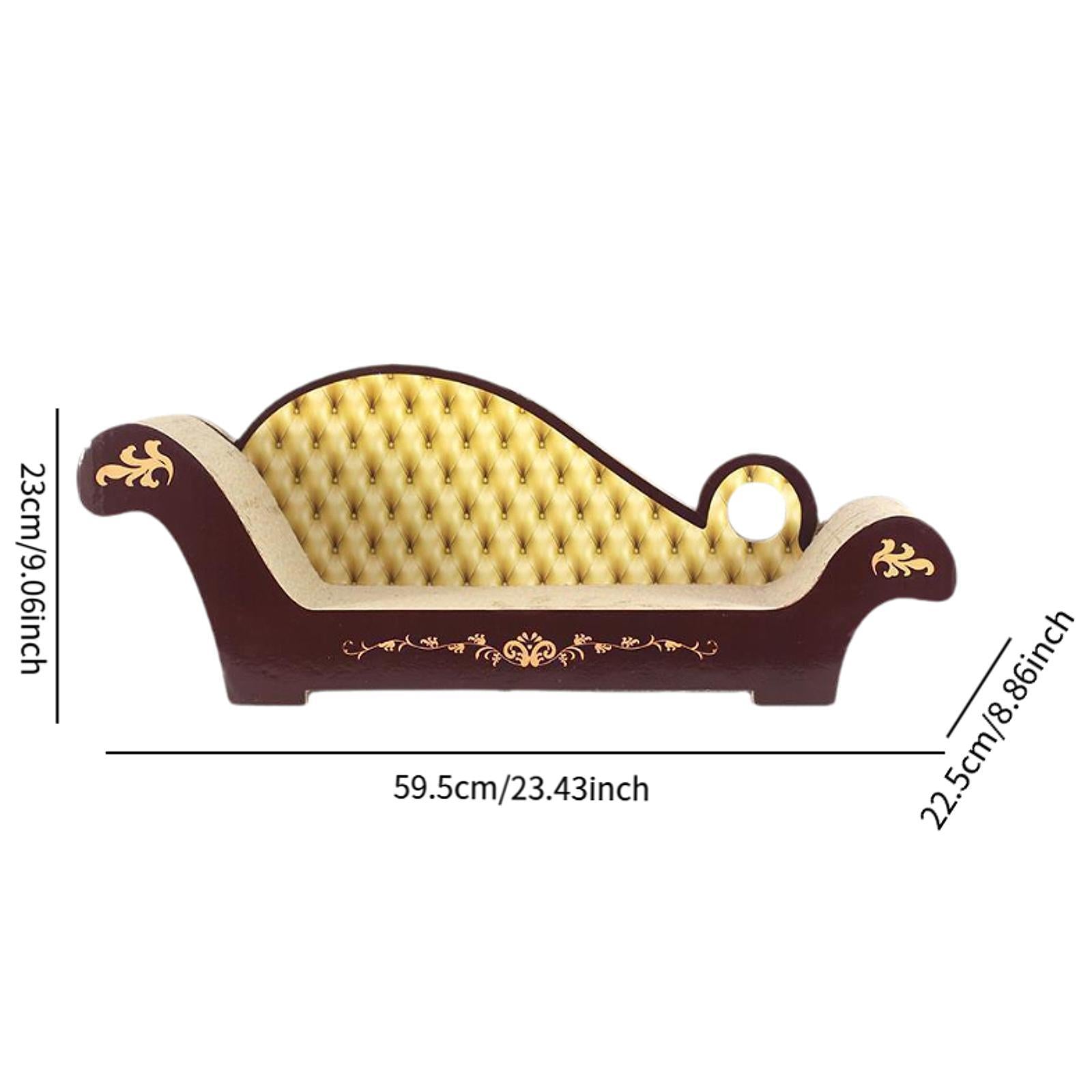 Cat Scratching Board Sofa Shape Pet Cat Interactive Toy for Exercise Playing
