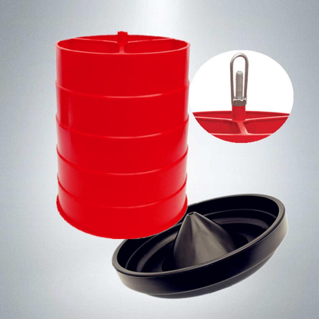 Chicken Waterer feed Container Easy to Fill Chicken Feeder for Birds Outdoor