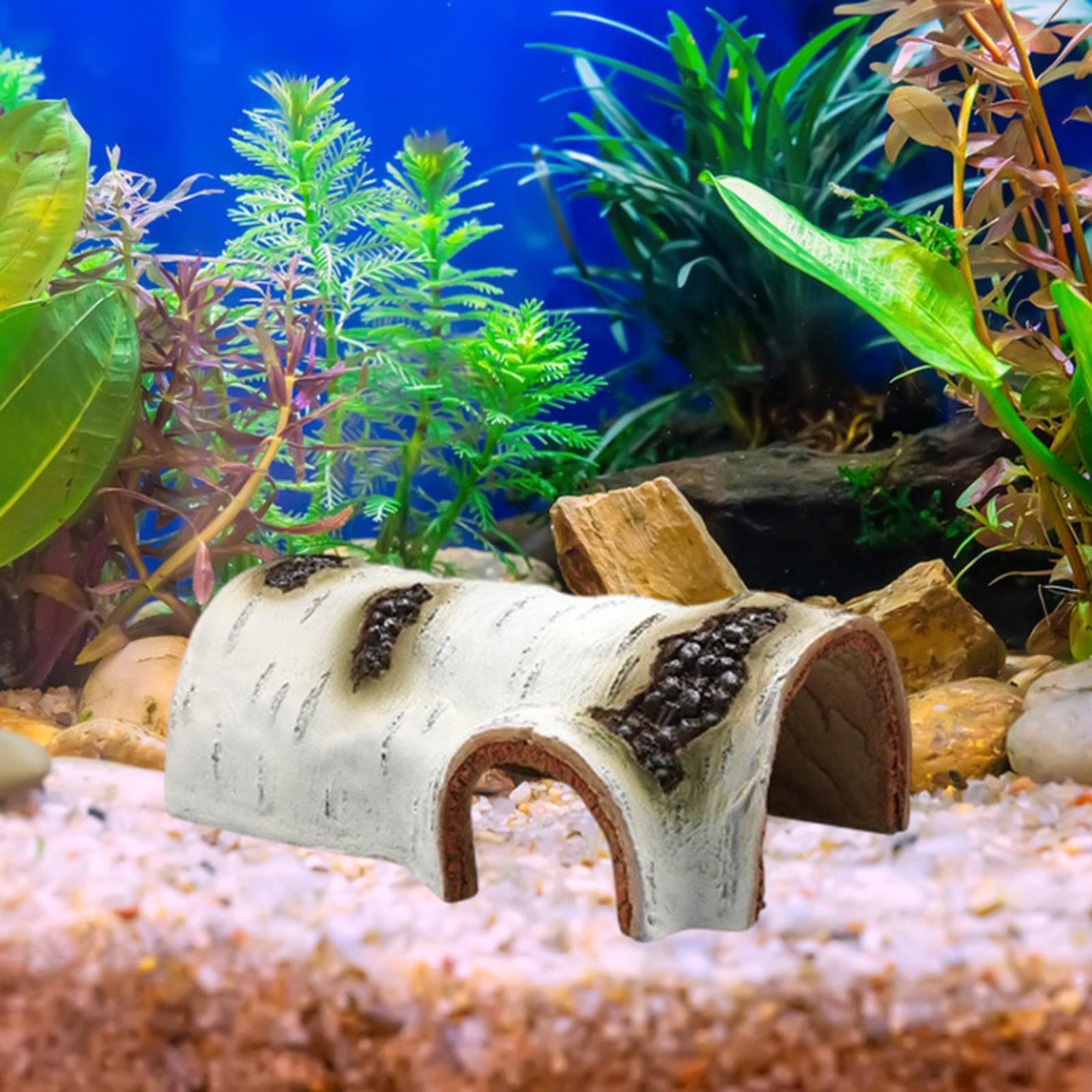 Aquarium Decoration Climbing Hideaway Rock Cave for Salamanders Snake Turtle L