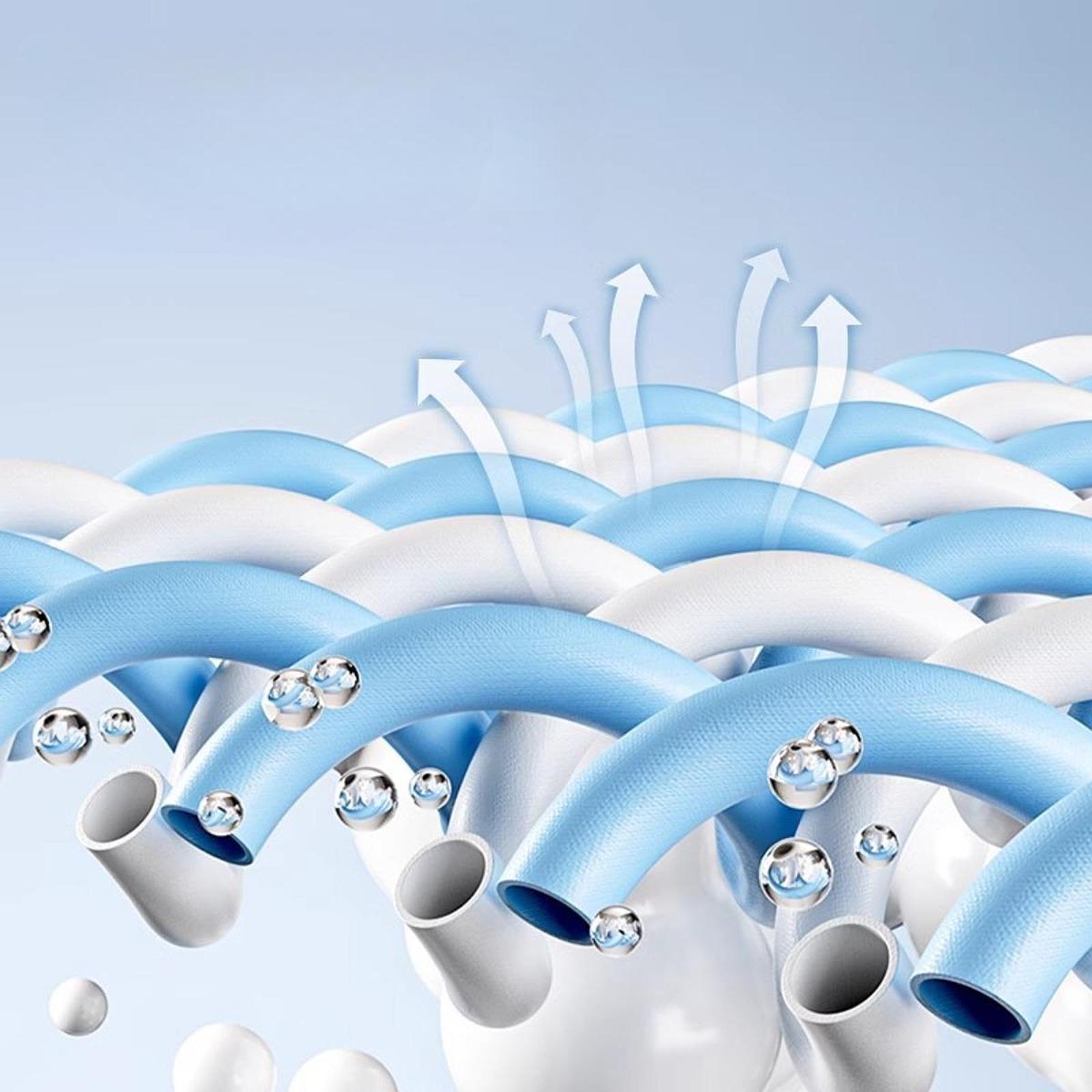 Dog Cooling Mat Foldable with Small Pillow Washable for Indoor Outdoor Bunny Blue