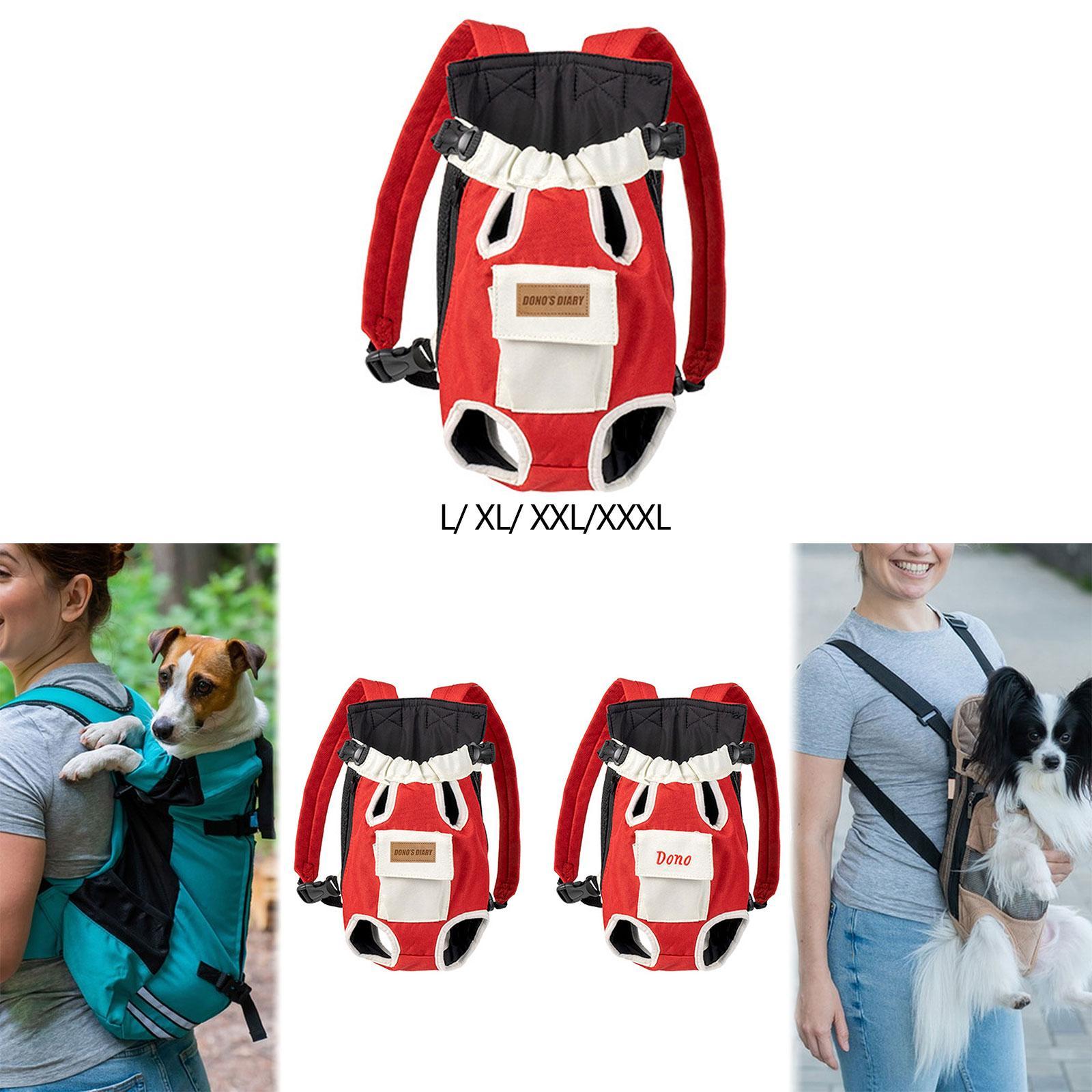 Cat Carrier Backpack Flexible Portable Cat Chest Bag for Walking Bike Hiking L
