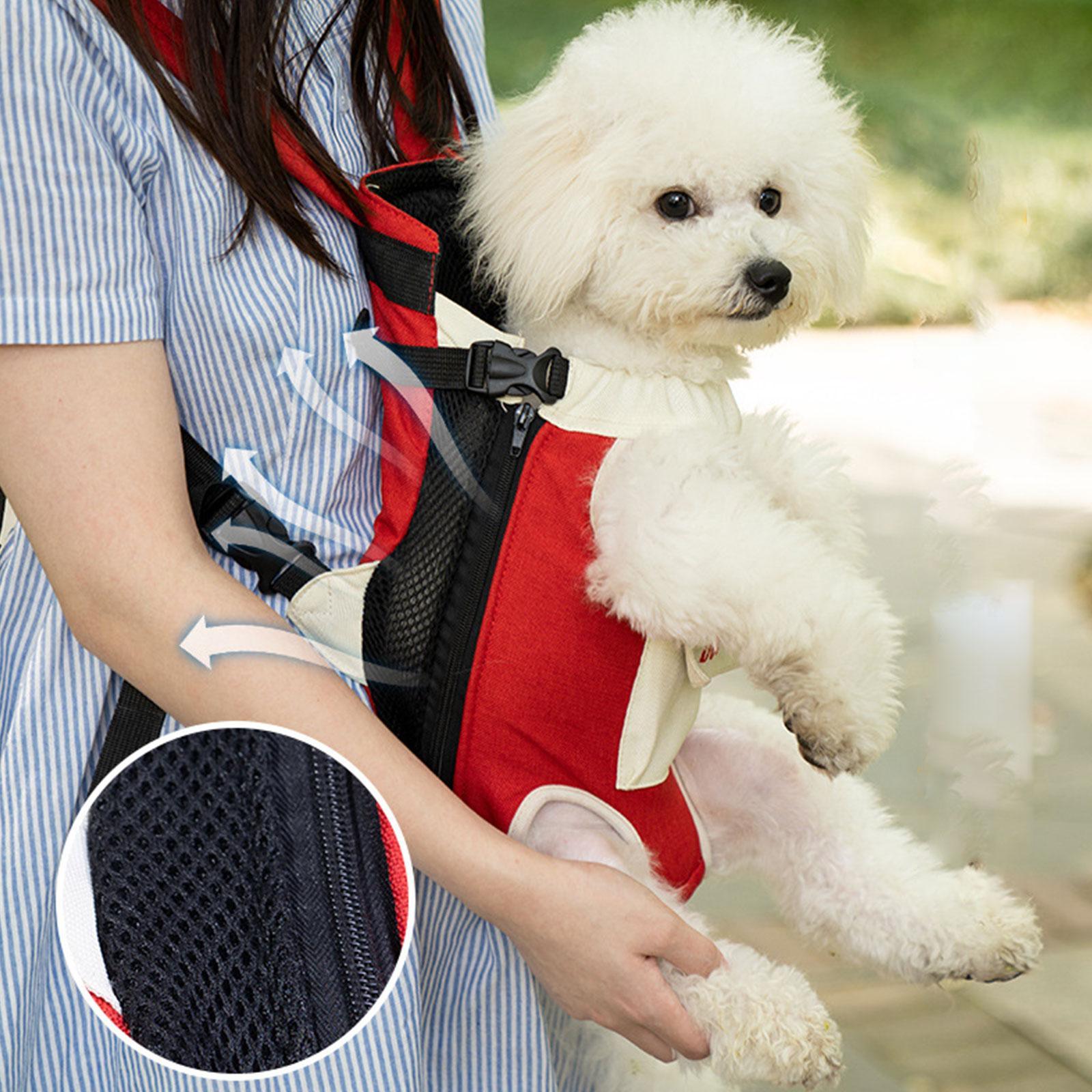 Cat Carrier Backpack Flexible Portable Cat Chest Bag for Walking Bike Hiking XXL