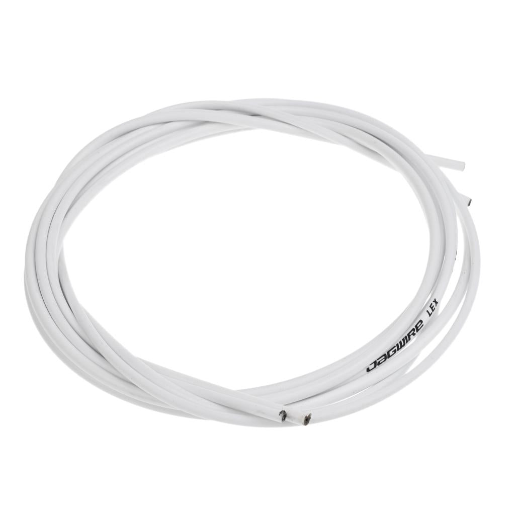 Bike Brake Cable Kit Bicycle Front & Rear Inner Outer Brake Wires White