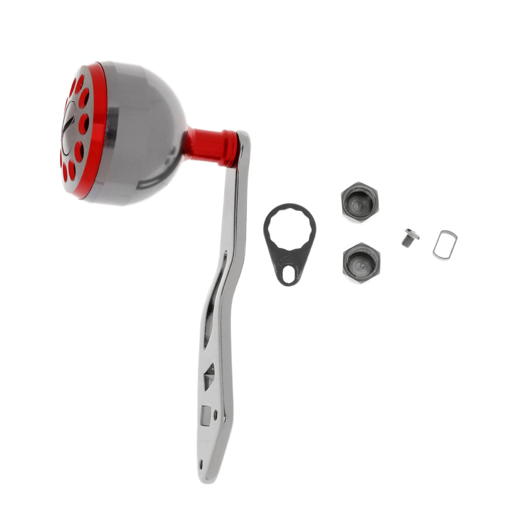 Full Metal Fishing Reel Handle Ball Knob with Handle for S/D/A Spinning Reel