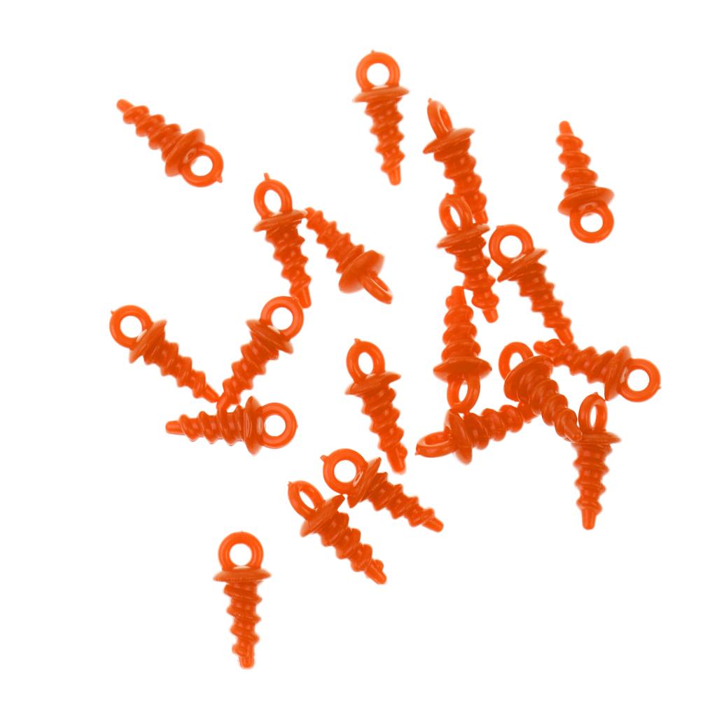 Pop Up Peg Bait Screw Chod Stiff Hinge Carp Fishing Rig Baits Tackle Orange