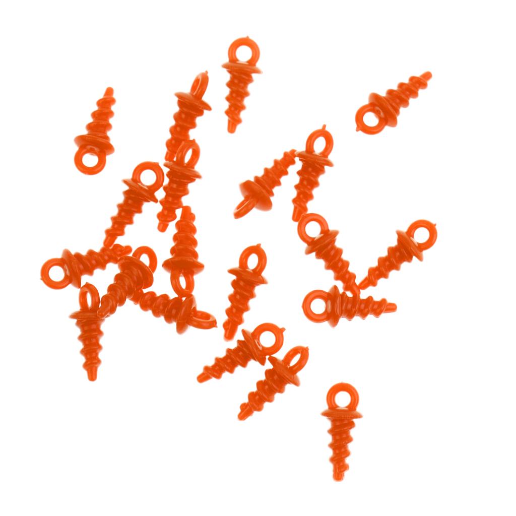 Pop Up Peg Bait Screw Chod Stiff Hinge Carp Fishing Rig Baits Tackle Orange