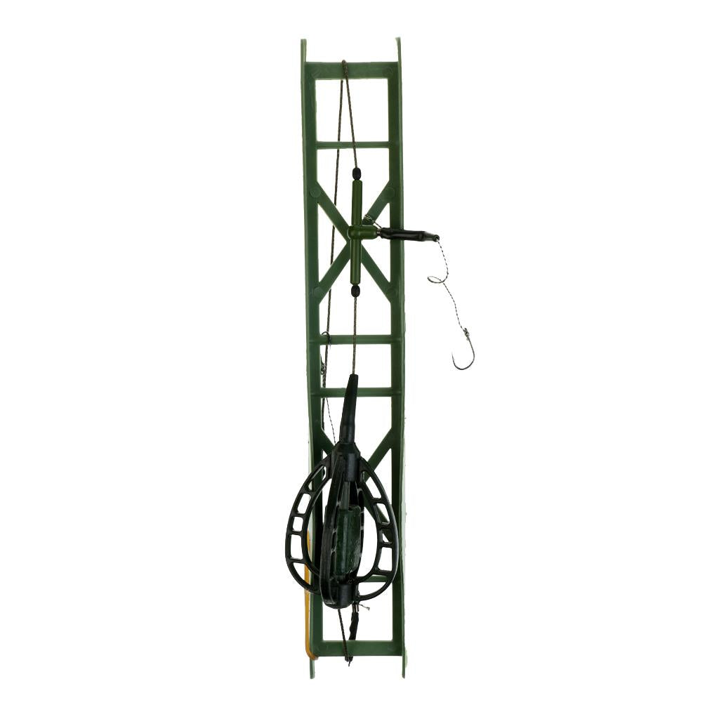 Fishing Bait Cage Carp Fishing Lure Swivel with Lead Sinker Basket Holder 60g
