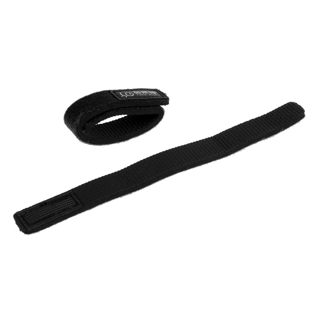 Fishing Rod Belts Wrap Bands Pole Straps Ties Pole Holders Black