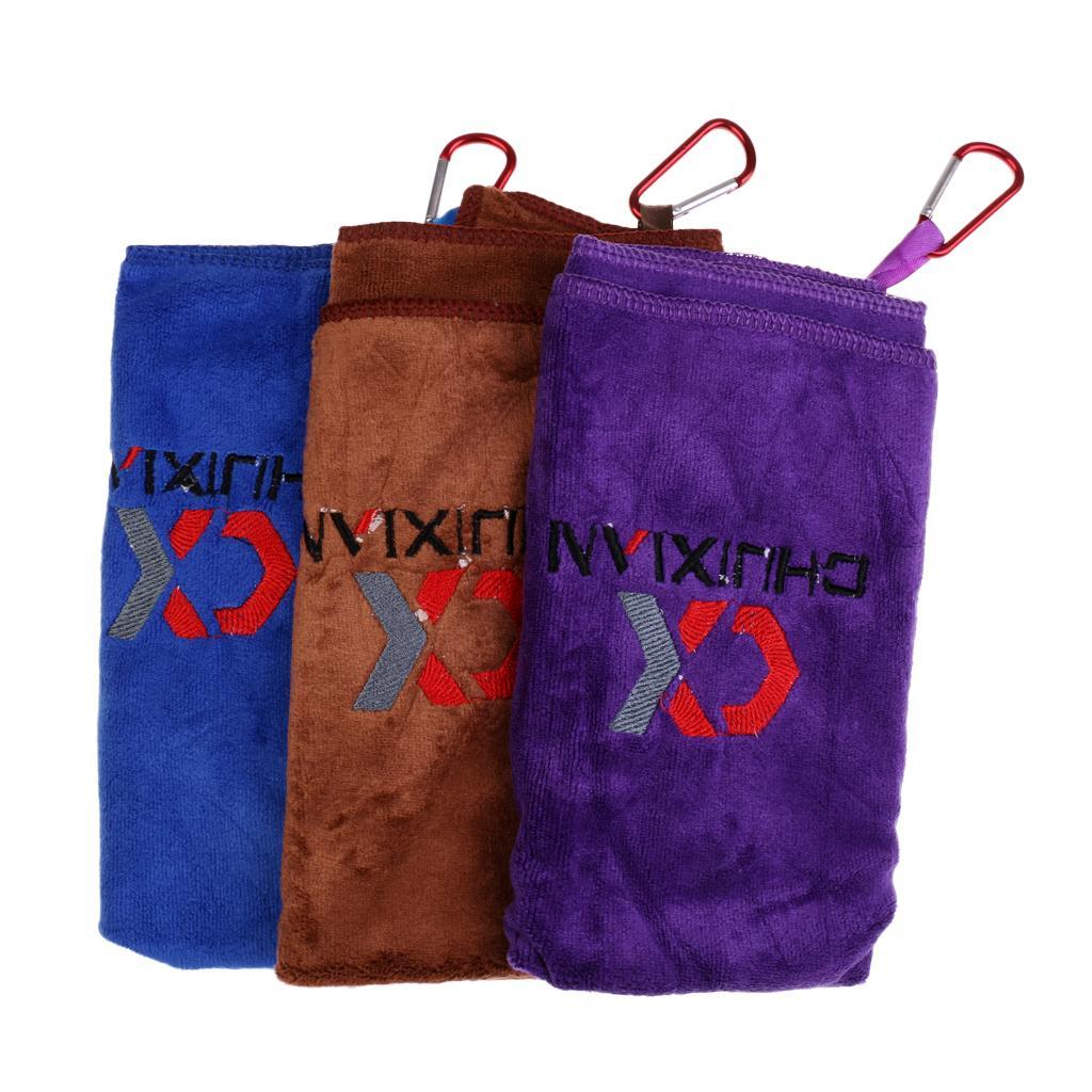 Portable Fishing Towels Catch Fish Towel Non-stick Bait Towel with Carabiner