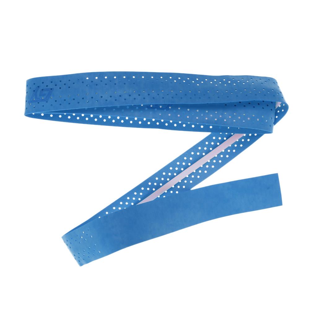 Non-slip Stretchy Tennis Racquet Fishing Rod Grip Tape Handle Wrap Blue
