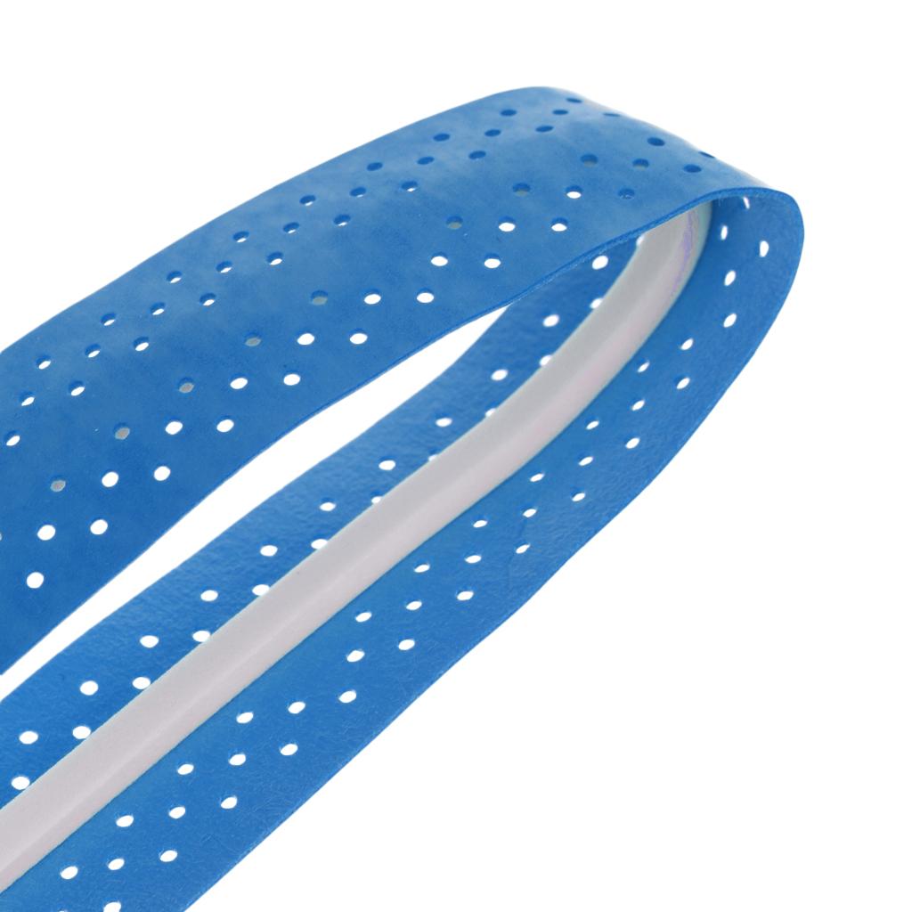 Non-slip Stretchy Tennis Racquet Fishing Rod Grip Tape Handle Wrap Blue