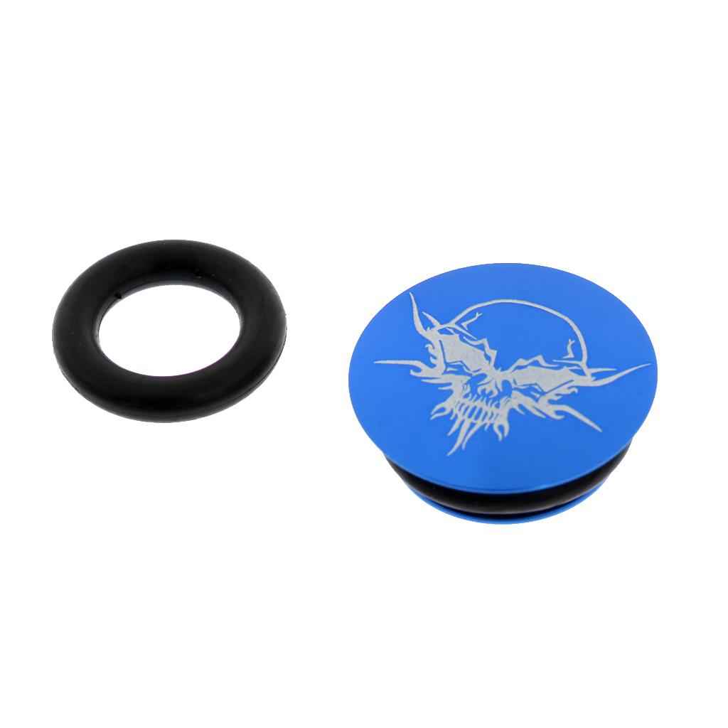 Alloy Bike Crank Cap Bicycle Cranksets Cover Fixing Bolt Dustproof blue