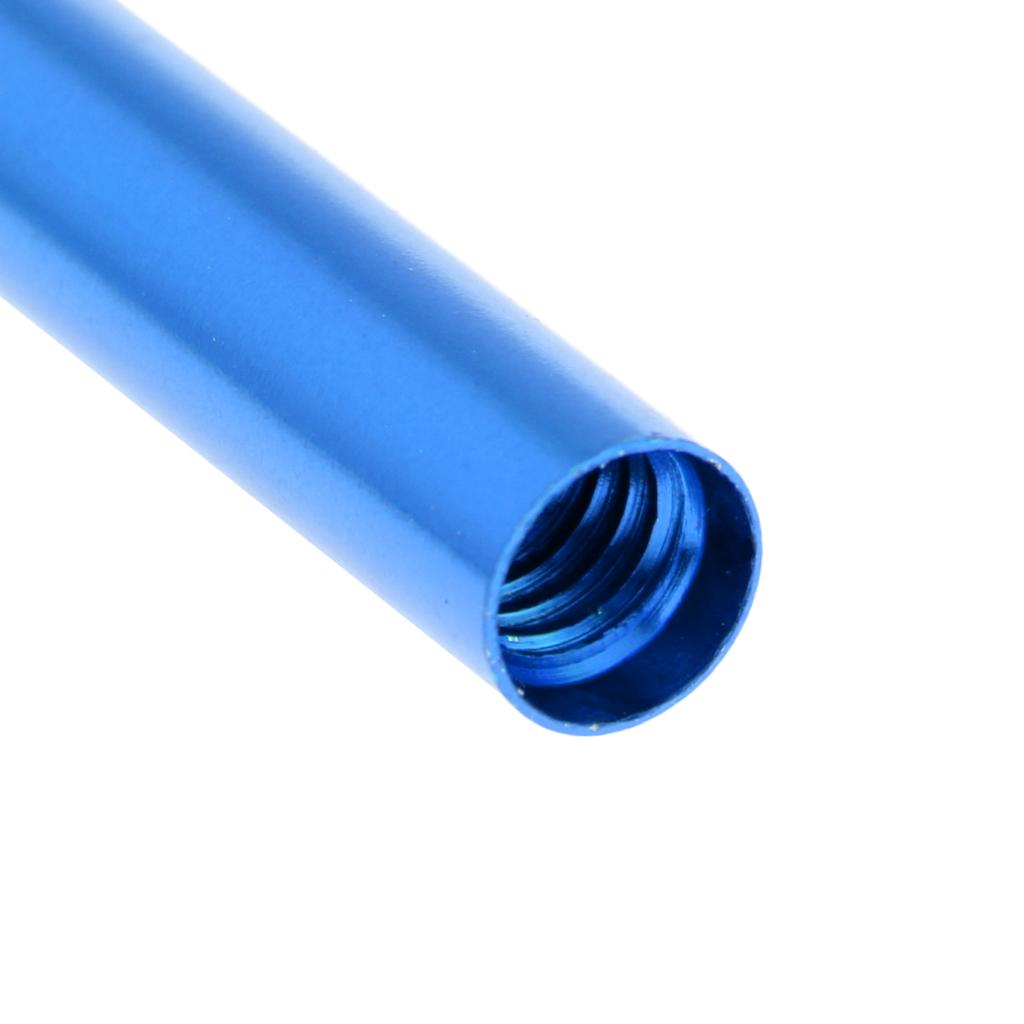 Bicycle Bike Cycling MTB Presta Valve Extenders with Caps Dust Cover Blue