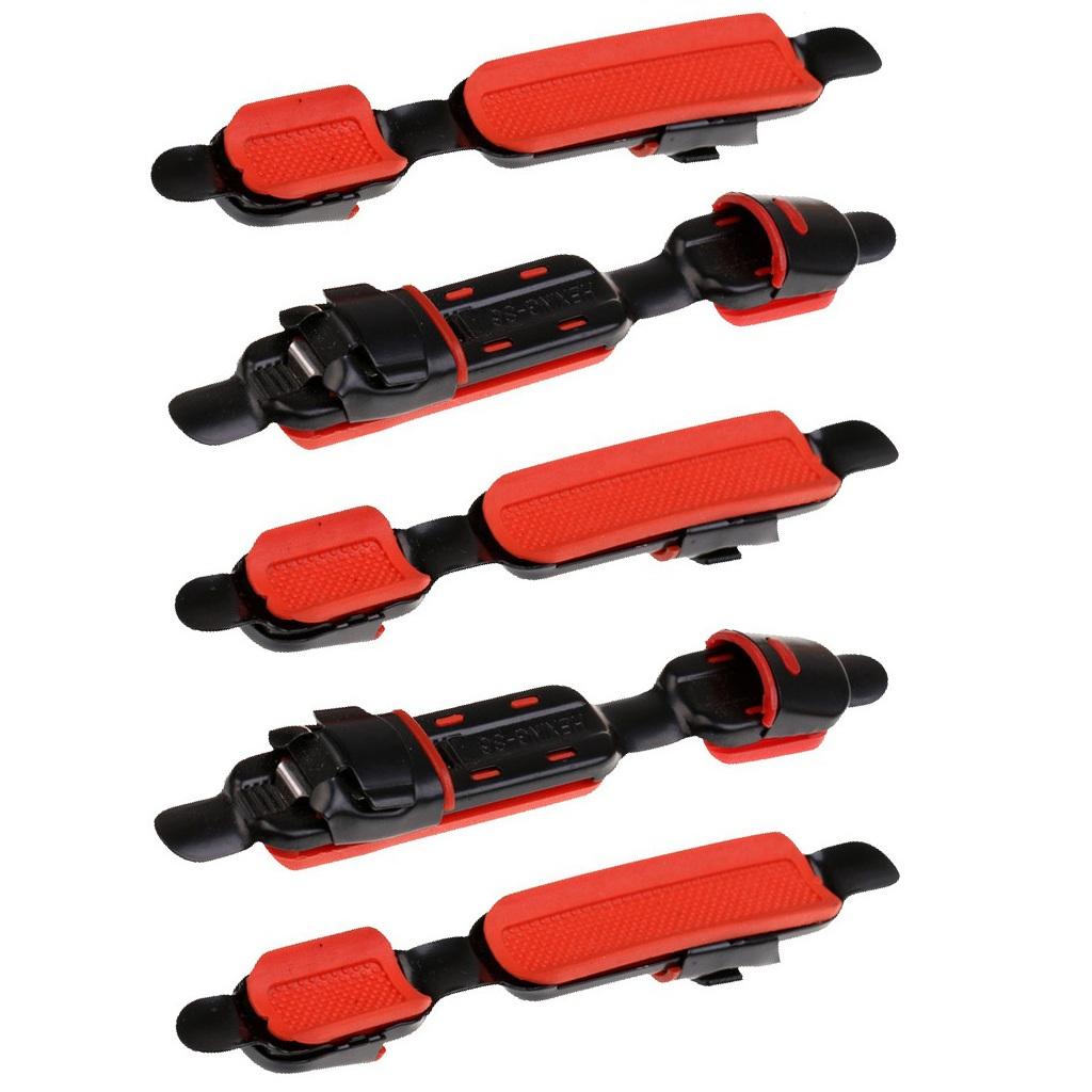 5Pcs Telescopic Fish Rod/Pole Deck Seat Fishing Reel Wheel Seat 125mm