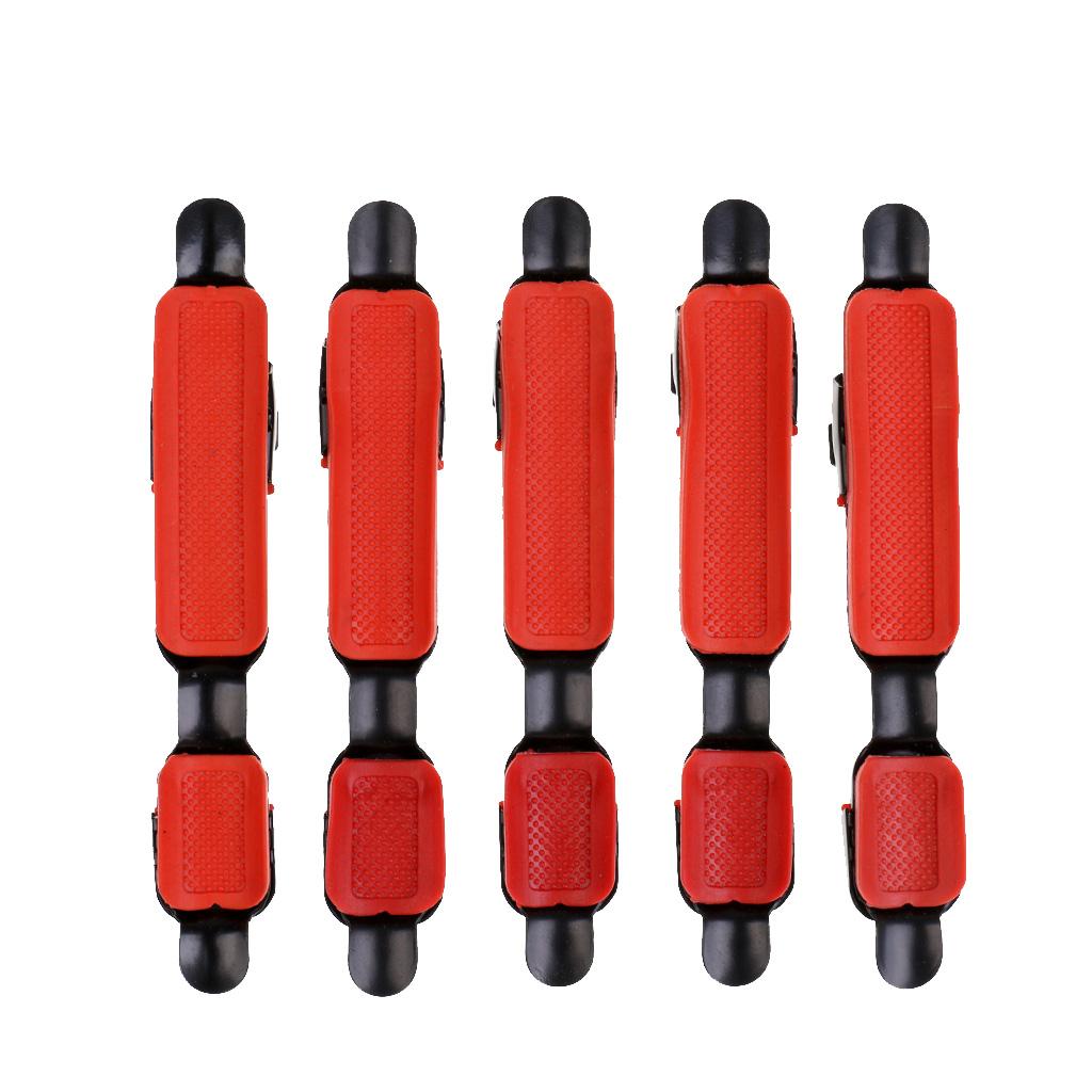 5Pcs Telescopic Fish Rod/Pole Deck Seat Fishing Reel Wheel Seat 125mm