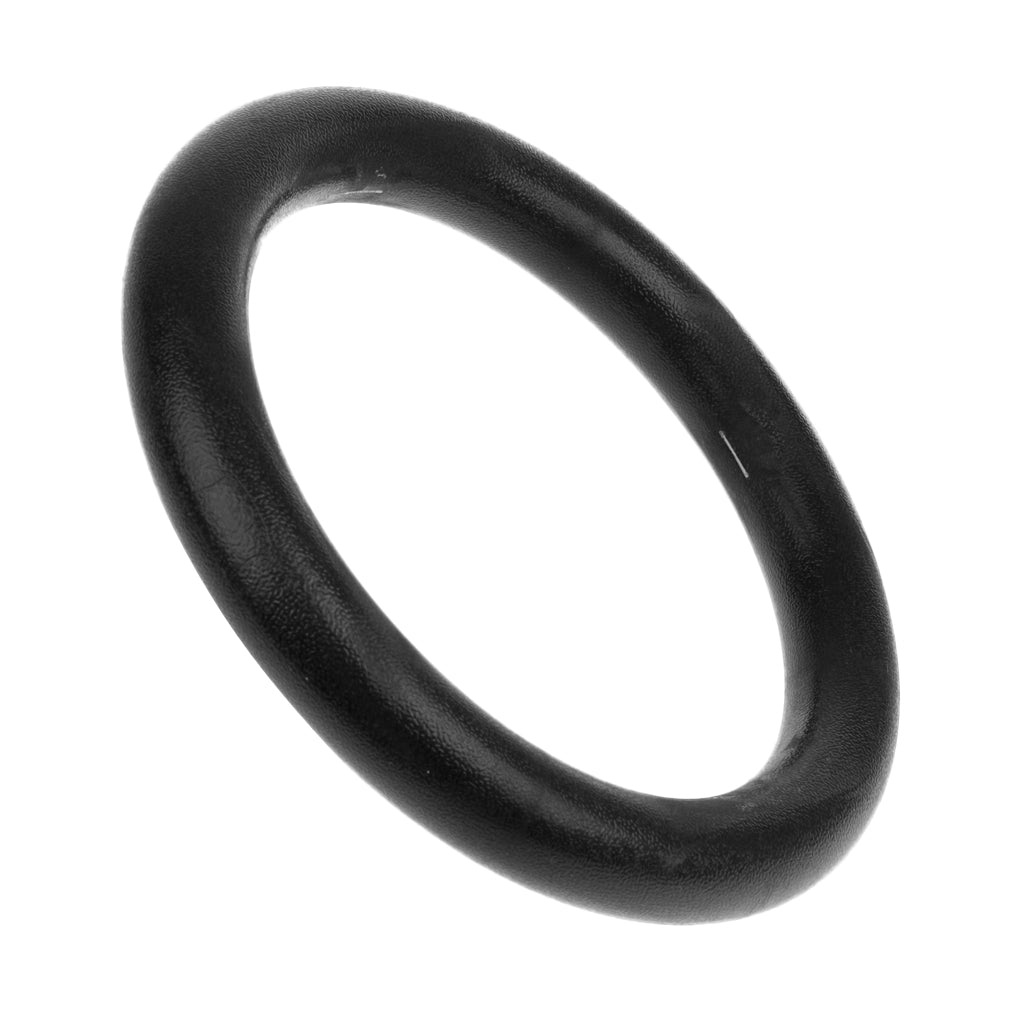 Home Gymnastic Gym Rings Hoop Exercise Fitness Workout Pull Up Bar Black