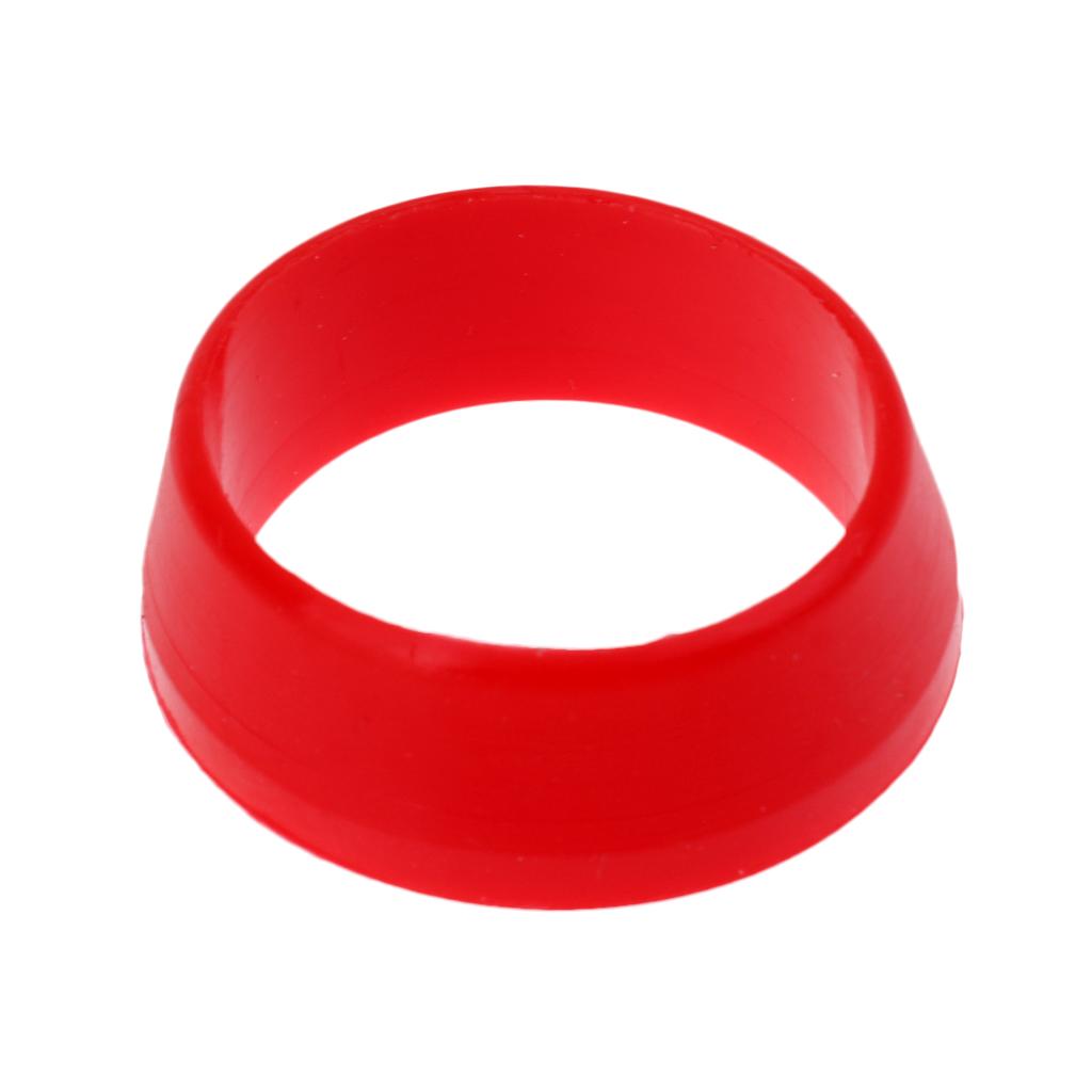 3xBicycle Bike Seat Post Silicone Rubber Dust Cover Ring Seatpost Case Red