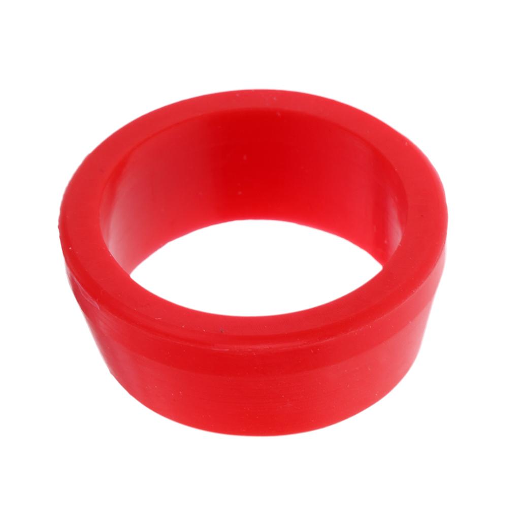 Bicycle Bike Seat Post Silicone Rubber Dust Cover Ring Seatpost Case Red
