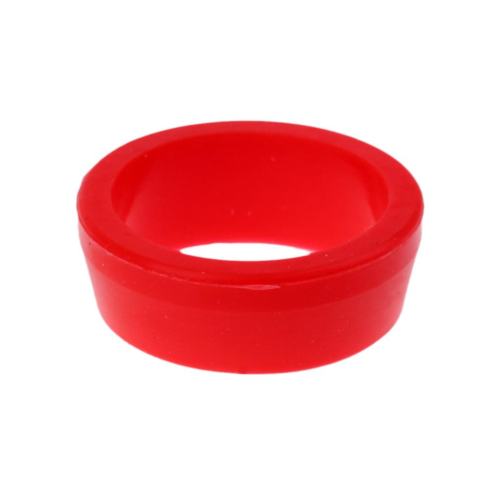 30-34mm Bike Seat Post Silicone Rubber Dust Cover Ring Seatpost Case Red