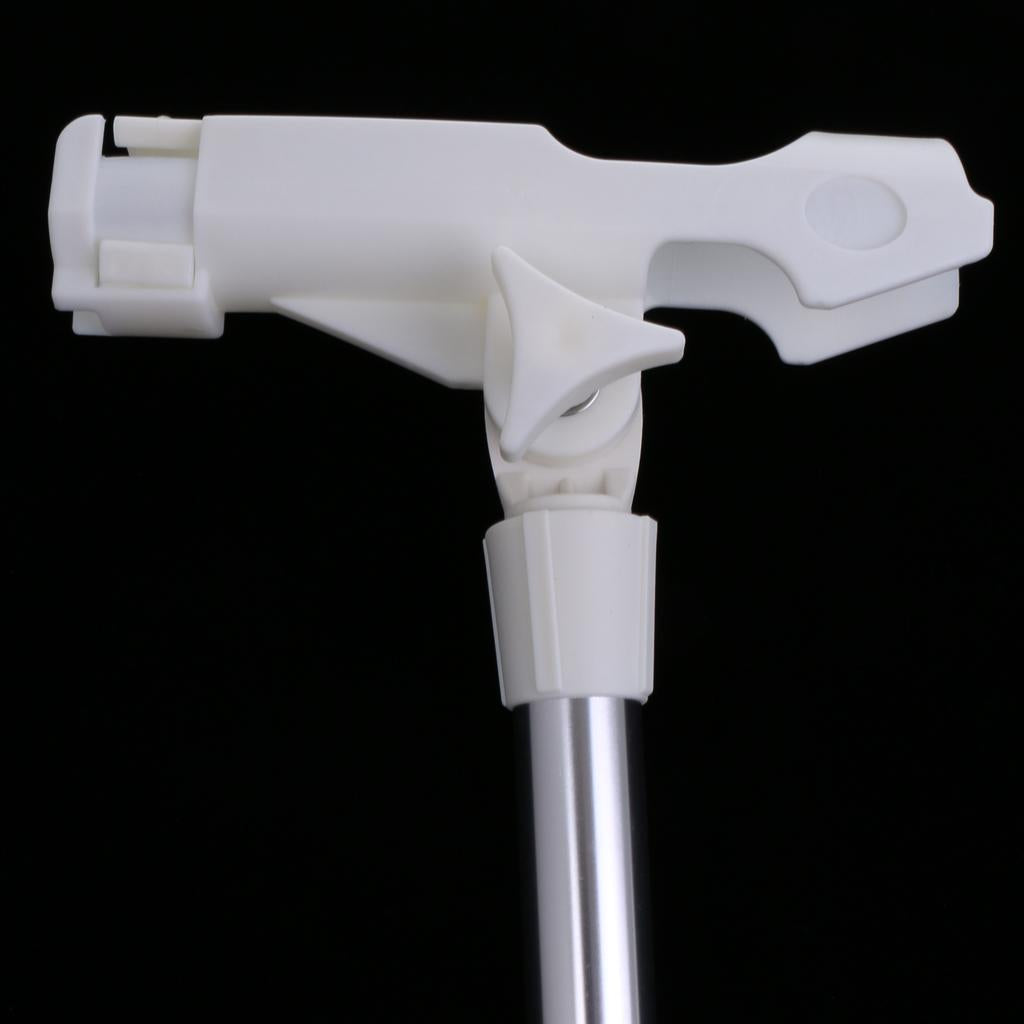 2Pcs Angle Adjustable Single Outrigger Rod Holder Boat Fishing Rod Pole Tube