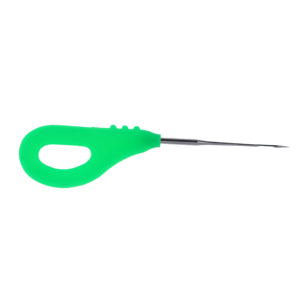 Stainless Steel Baiting Needle Tool Carp Fishing Boilie Needles Drill Green