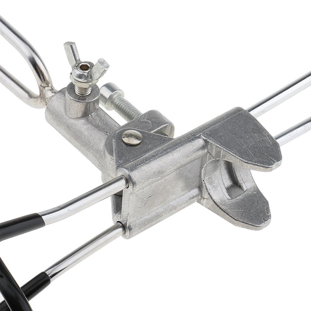 Stainless Steel Adjustable Ground Insert Fishing Rod Holder Bracket Model D