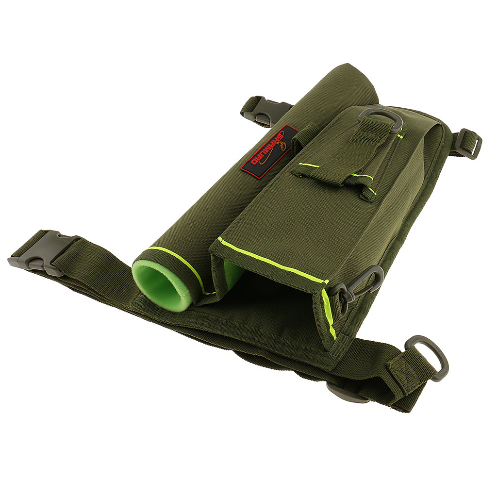 Fishing Lure Bag Rod Holder Waist Pack Leg Bag Tackle Storage Bag Army green