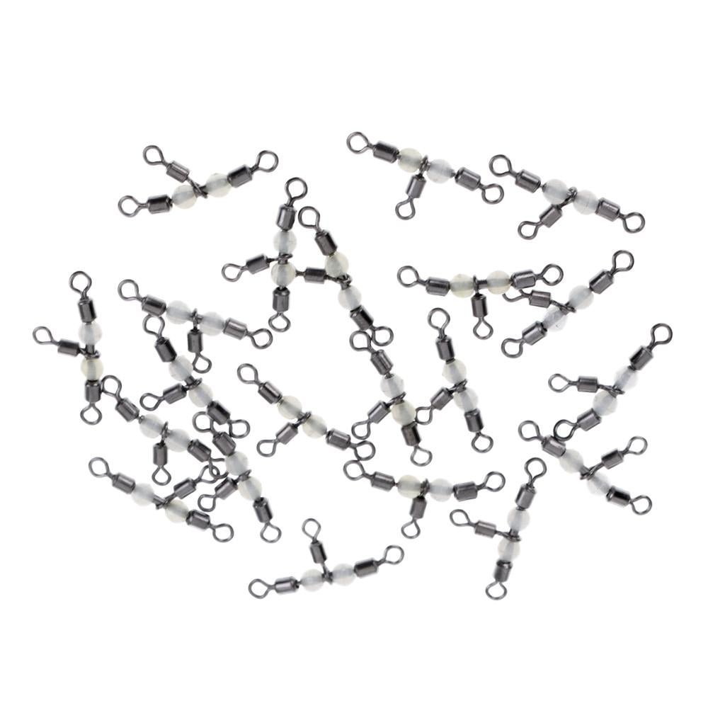 Stainless 3-WAY Terminal Tackle Rolling T Swivel Lure Fishing Tool 16mm