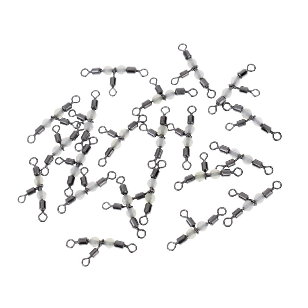 Stainless 3-WAY Terminal Tackle Rolling T Swivel Lure Fishing Tool 23mm