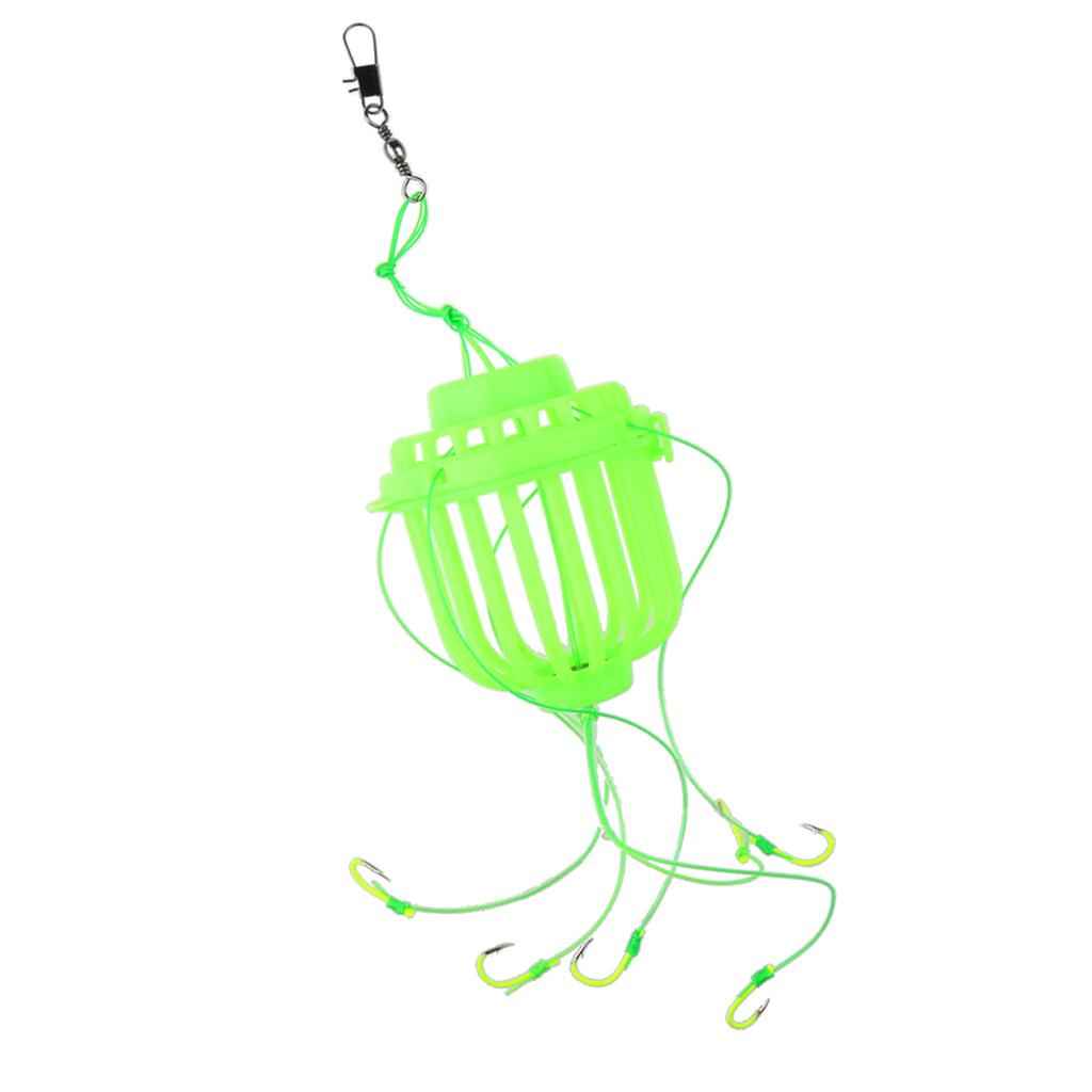 Explosive Fishing Hooks Bait Trap Hook Cage hook Fishing String Hook 11#