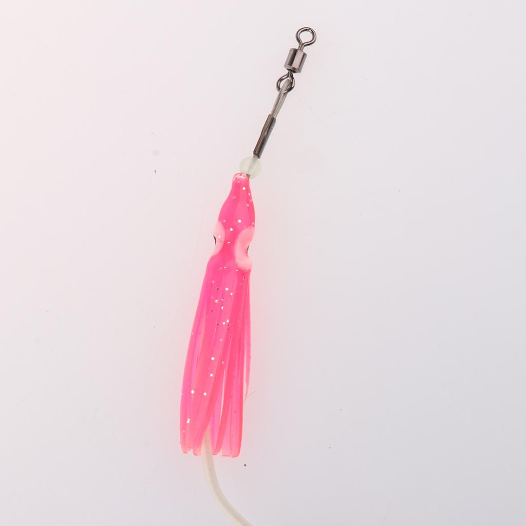 Fish Hooks Flasher Rig Saltwater Fishing Hooks Luminous Multicolor Random