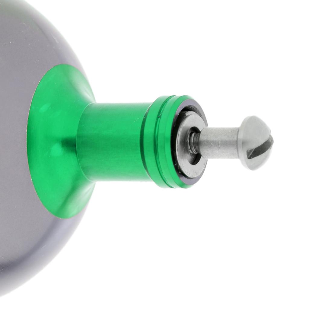 CNC Metal Fishing Reel Handle Ball Knob for S/D/A Spinning Reel 33mm Green