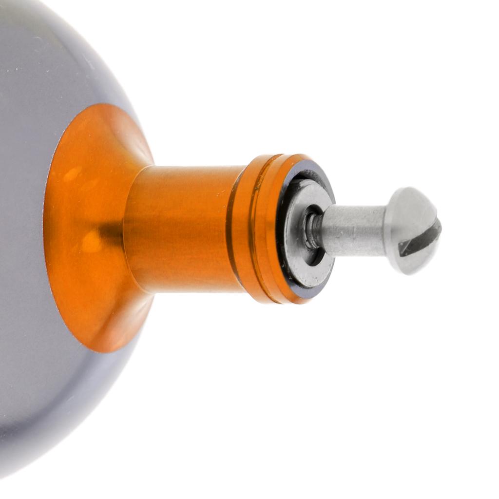 CNC Metal Fishing Reel Handle Ball Knob for S/D/A Spinning Reel 38mm Gold