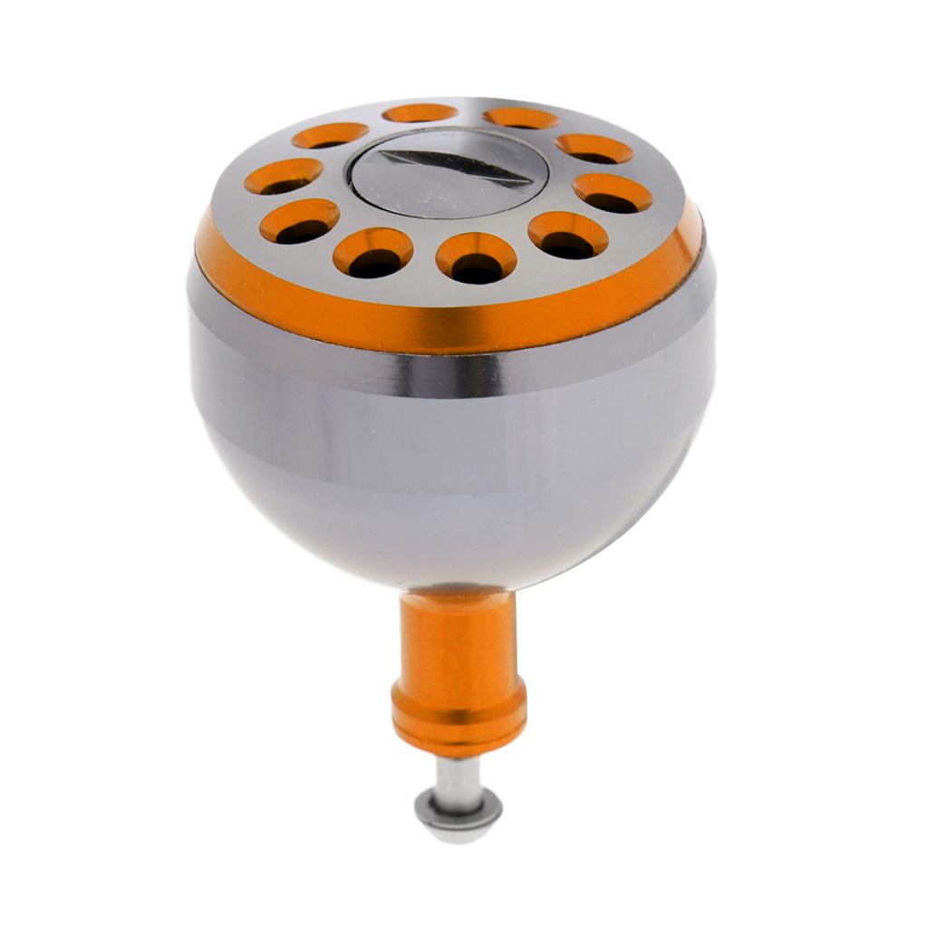 CNC Metal Fishing Reel Handle Ball Knob for S/D/A Spinning Reel 38mm Gold