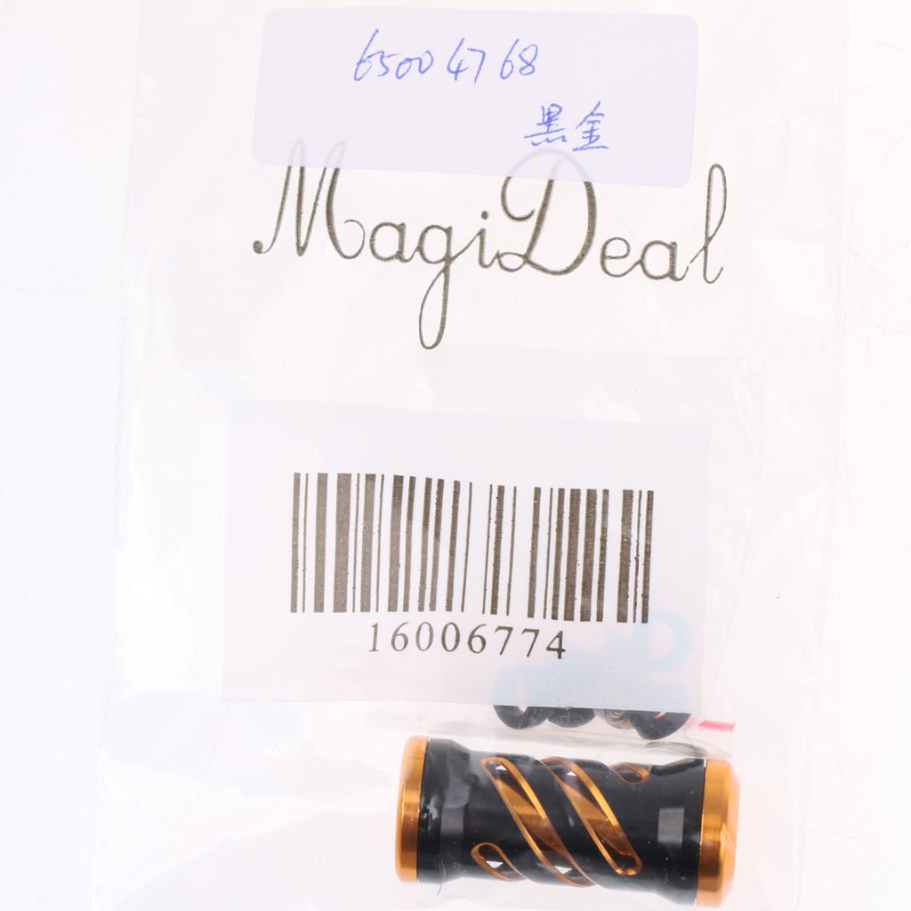 Fishing Reel Handle for Baitcasting Metal Fishing Reel Rocker Black gold