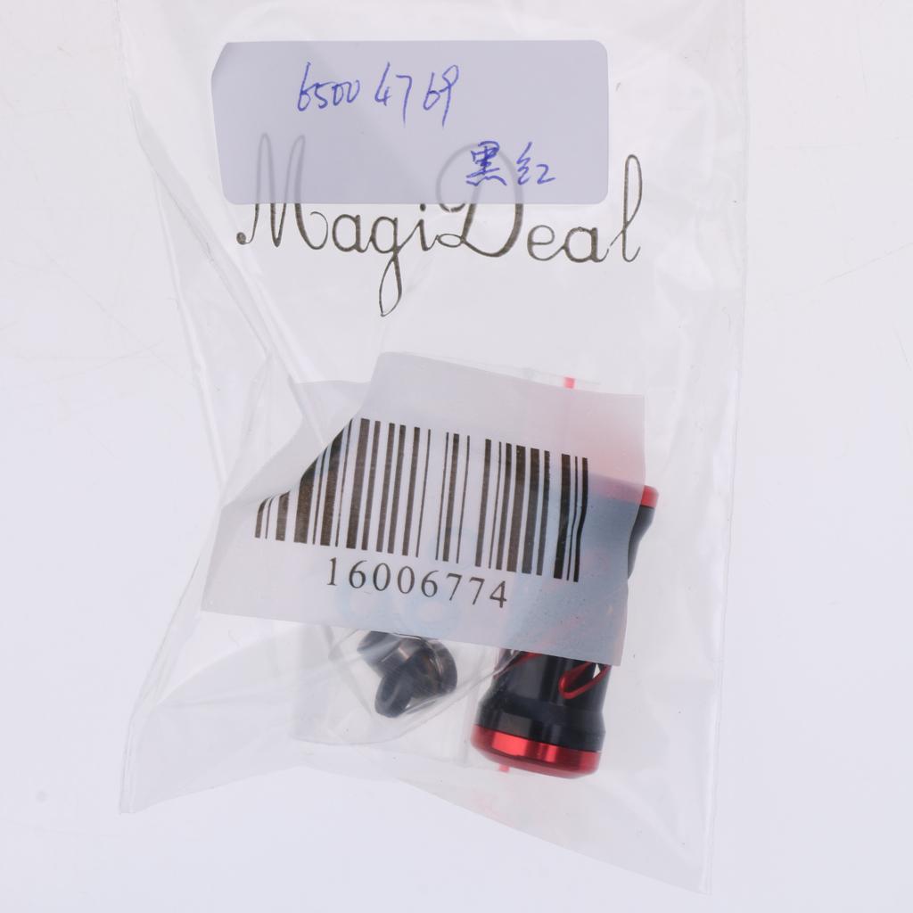 Fishing Reel Handle for Baitcasting Metal Fishing Reel Rocker Black red