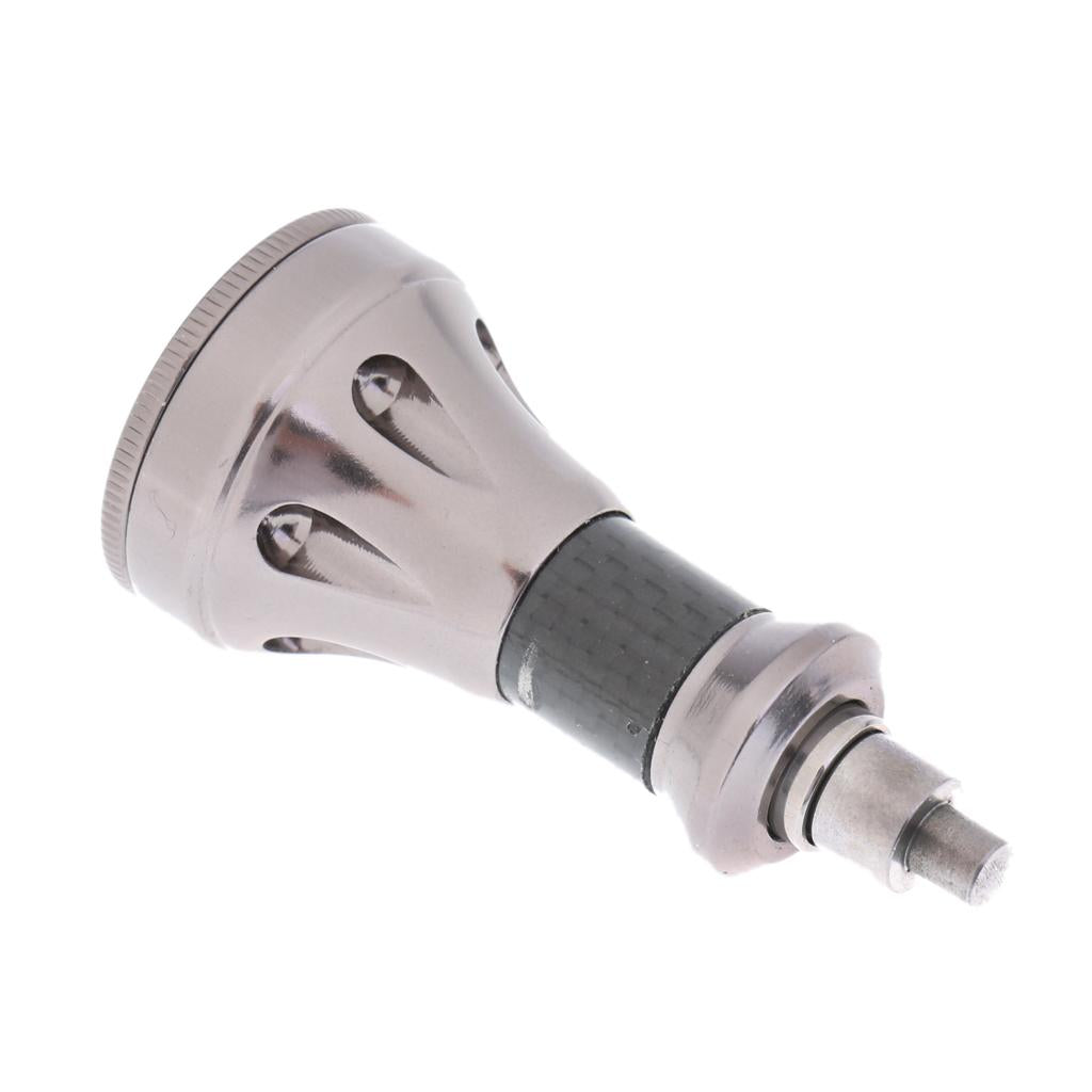Power Knob Reel Handle Grip Handle Tackle Tool for Fishing Silver