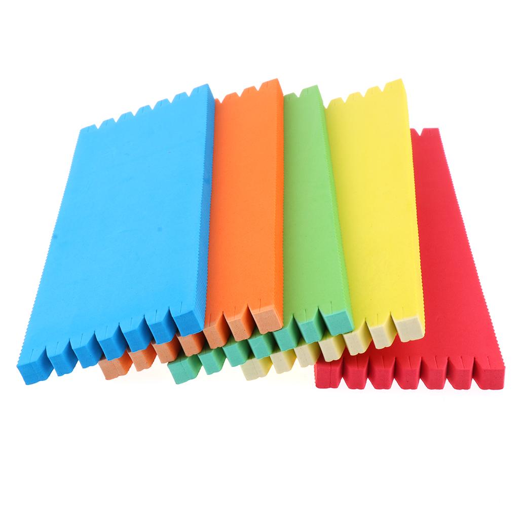 Foam Fishing Line Board Fishing Winding Board Wrapped Wire Spool Board 8x25