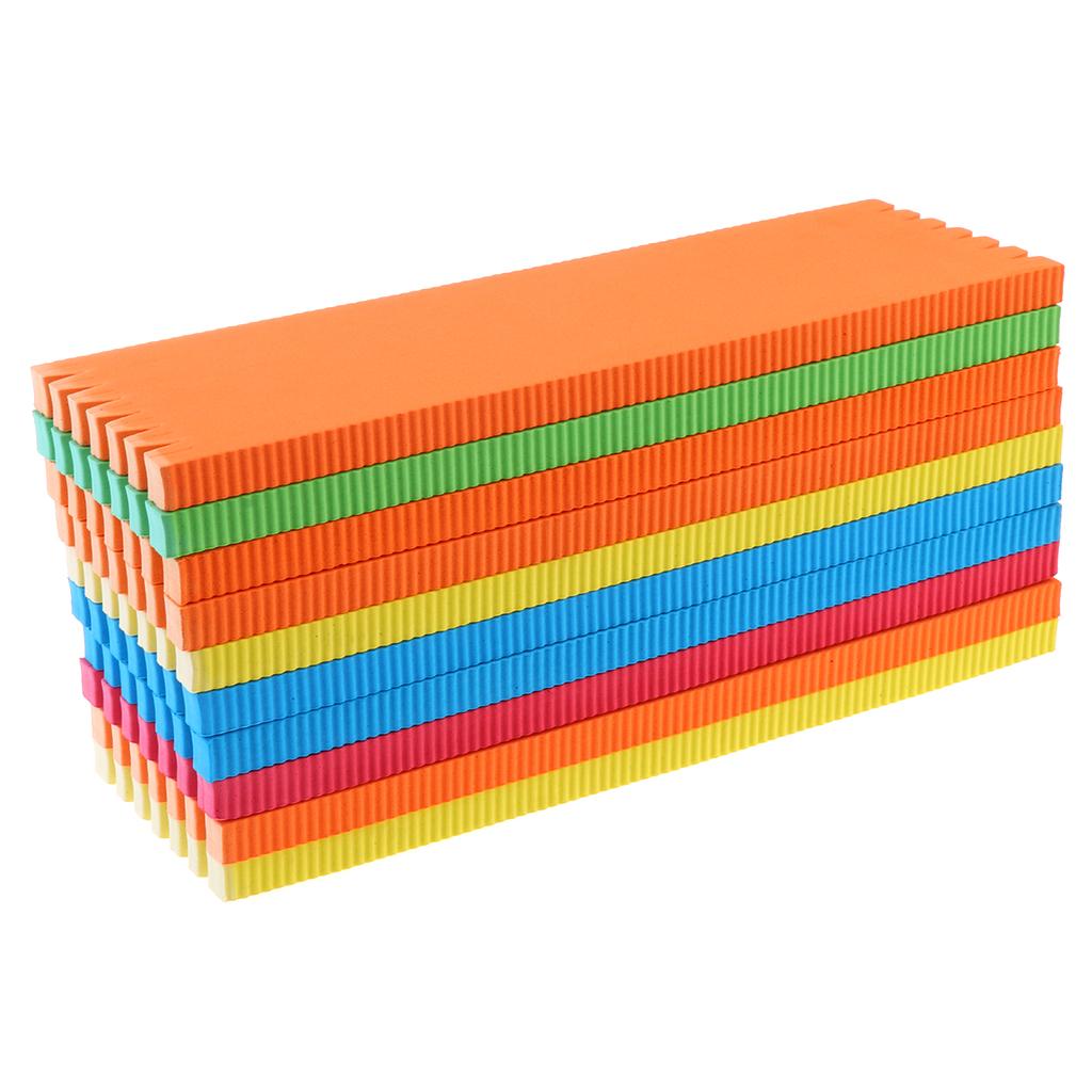 Foam Fishing Line Board Fishing Winding Board Wrapped Wire Spool Board 8x25