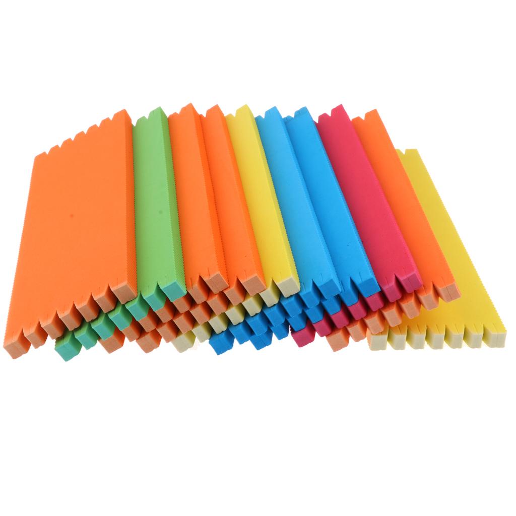 Foam Fishing Line Board Fishing Winding Board Wrapped Wire Spool Board 8x25