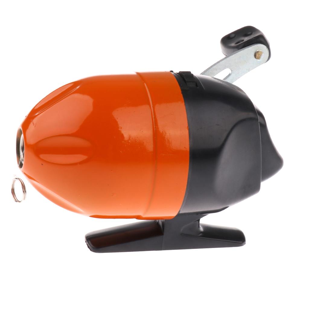 Mini Closed Face Spinning Reel Smooth Outlet Fishing Reel Too Orange