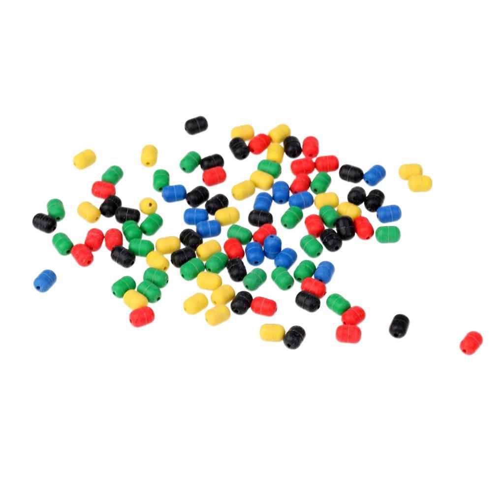 100Pcs Carp Bait Soft Beads Sea Fishing Lure Floating Float Tackles Cylinder