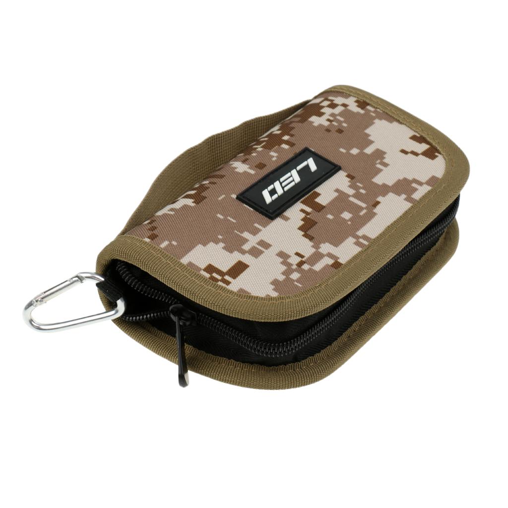 Fishhooks Spinners Storage Bag EVA Liner Fishing Lures Spoon Bag Urban Camo