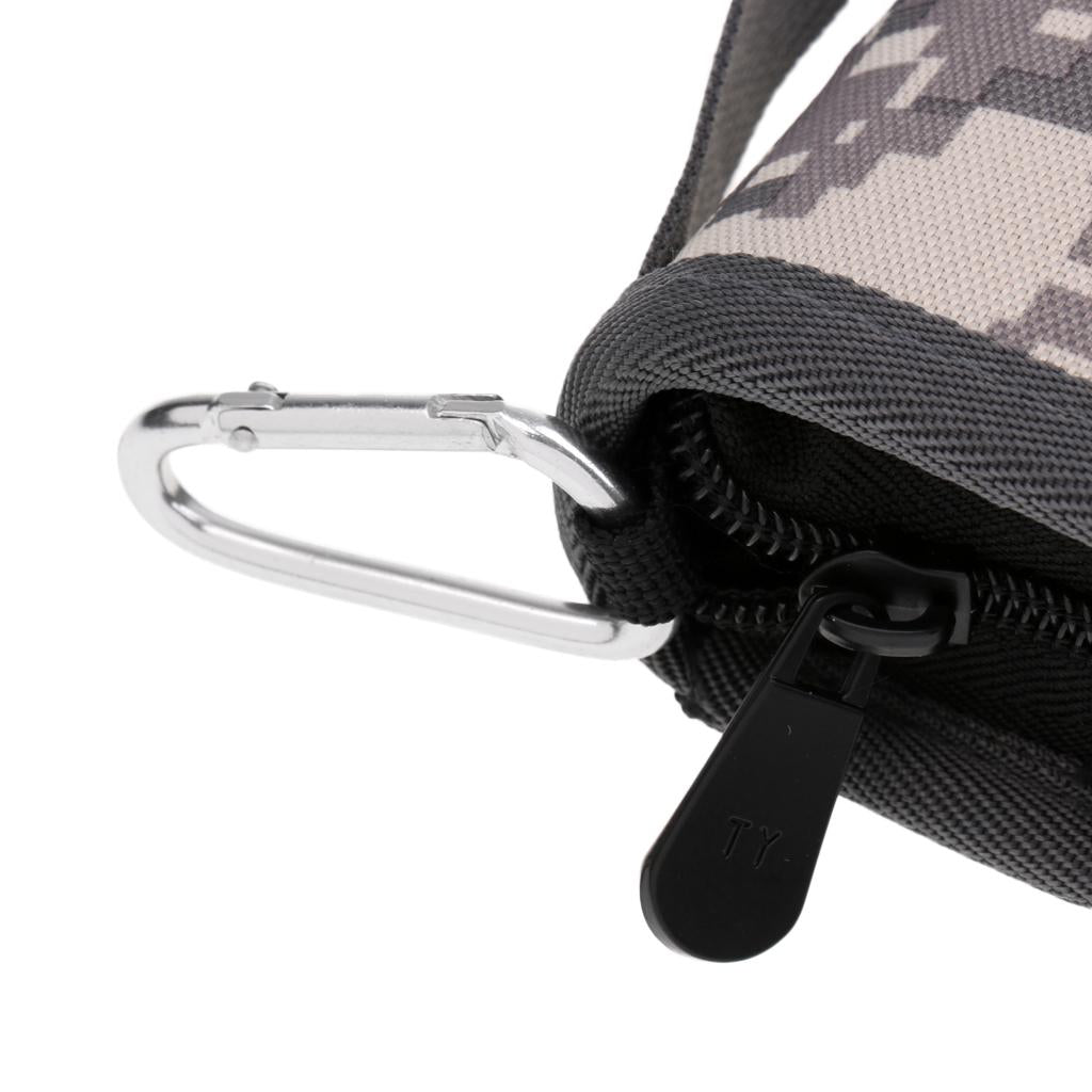 Fishhooks Spinners Storage Bag EVA Liner Fishing Lures Spoon Bag Desert Camo