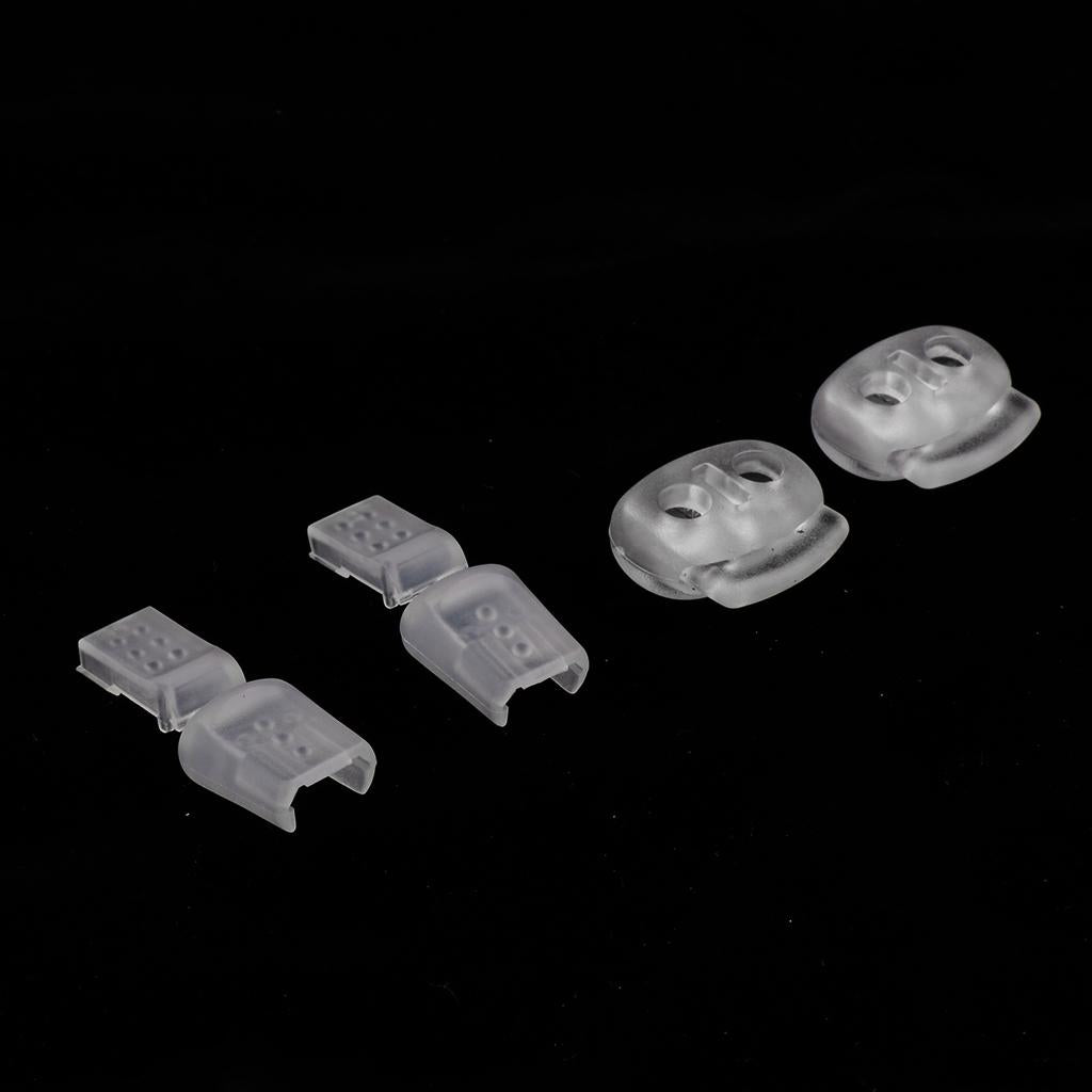 Sports Laces Lock Shoelaces Triathlon Trainer Running Transparent