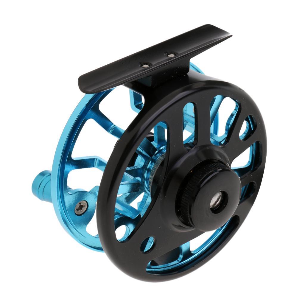 CNC Machined Aluminum Alloy Fly Fishing Reel Right Left-Handed 3 4WF Blue