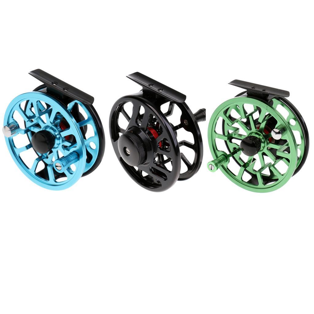 CNC Machined Aluminum Alloy Fly Fishing Reel Right Left-Handed 3 4WF Blue