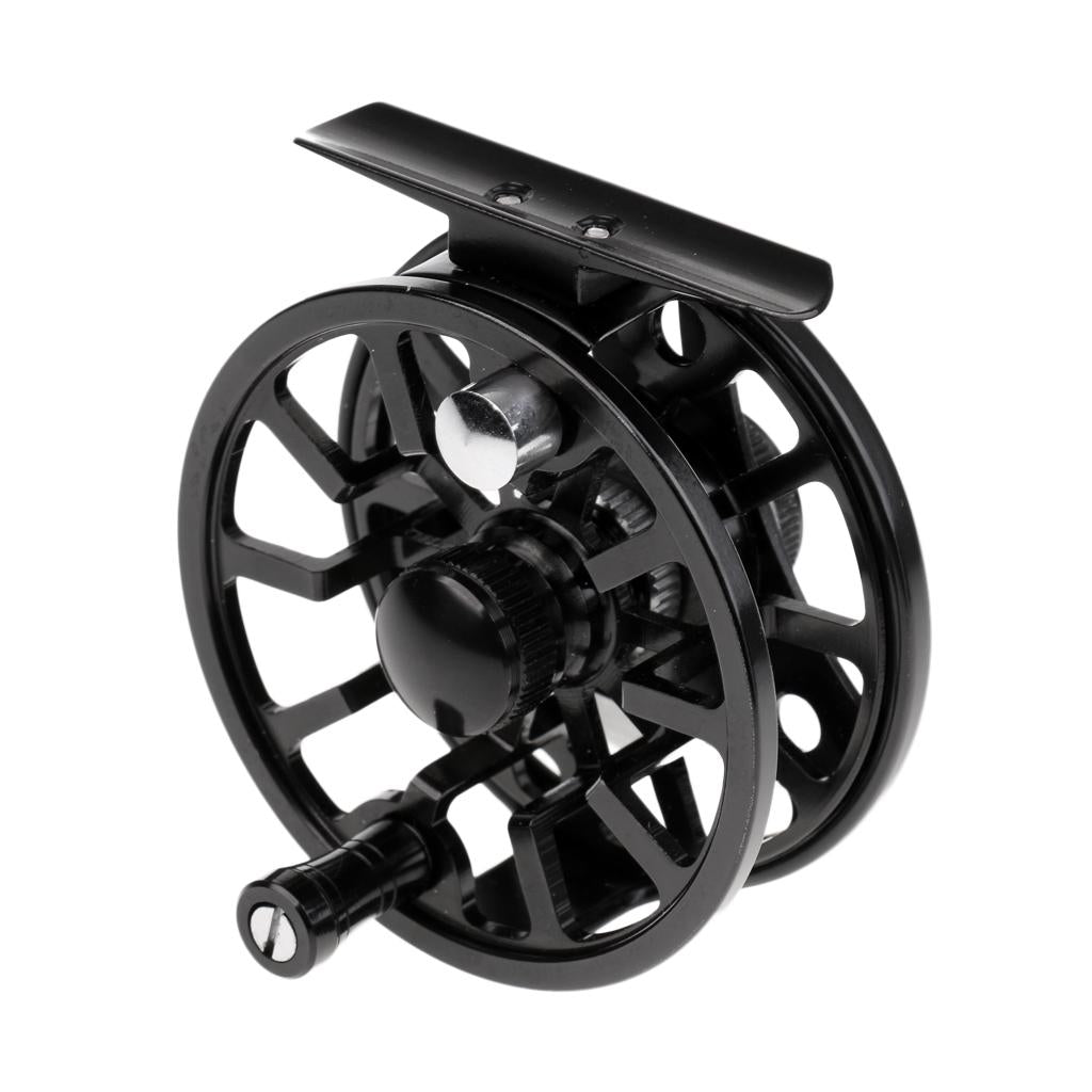 CNC Machined Aluminum Alloy Fly Fishing Reel Right Left-Handed 3 4WF Black