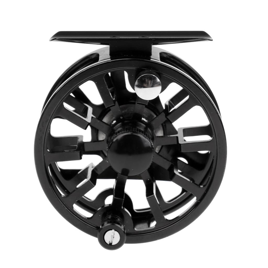 CNC Machined Aluminum Alloy Fly Fishing Reel Right Left-Handed 3 4WF Black